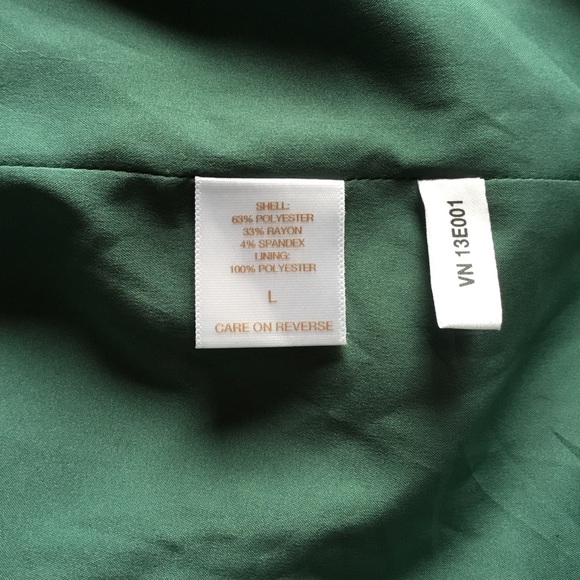 Eva Mendes Green Dress Coat Size Large - Picture 4 of 7